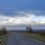 Cold winter miles road-dark