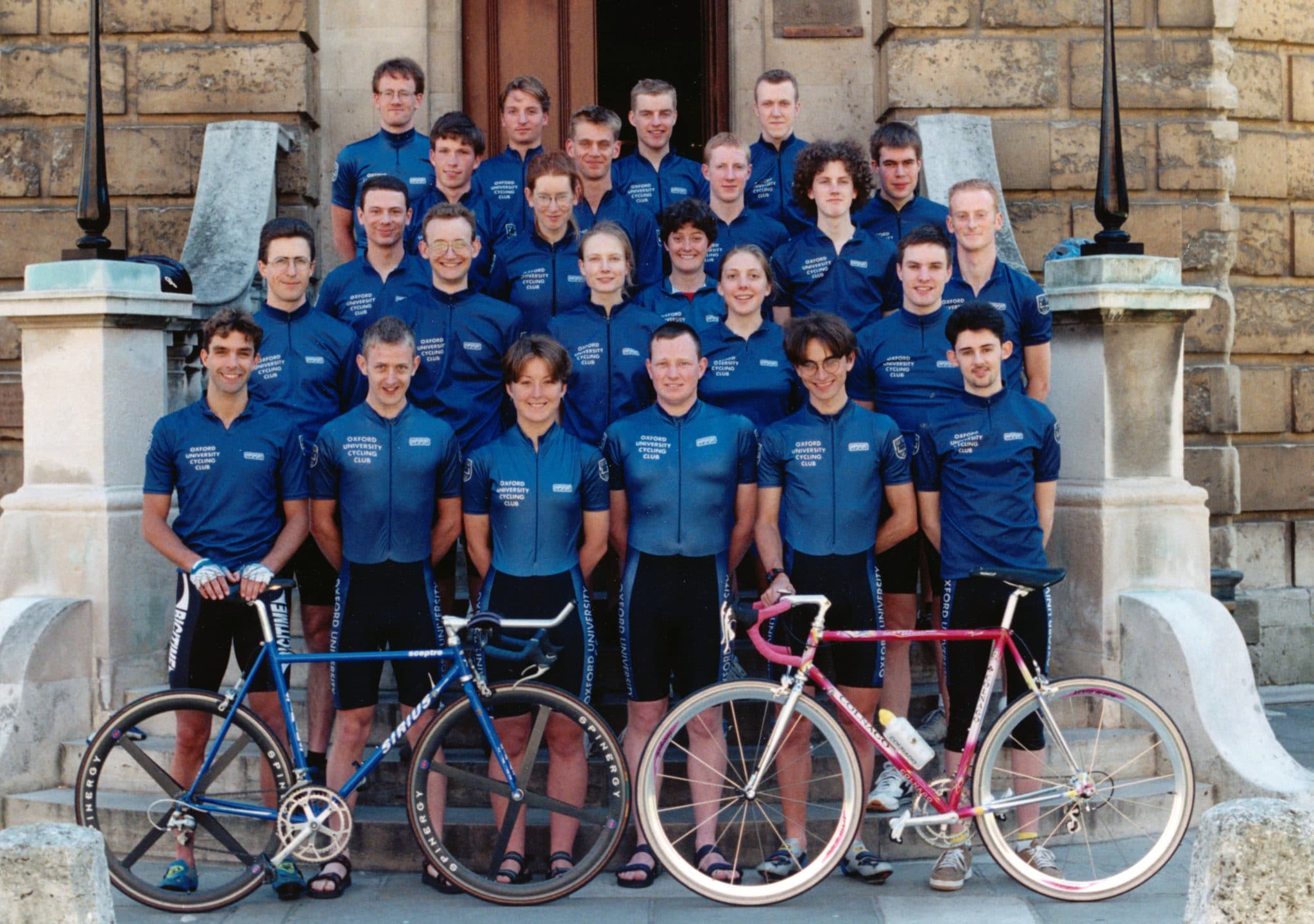 OUCC team photo from 1998. Click to enlarge