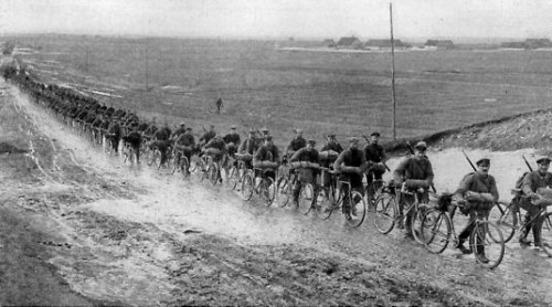 bicycle freedom german soldiers
