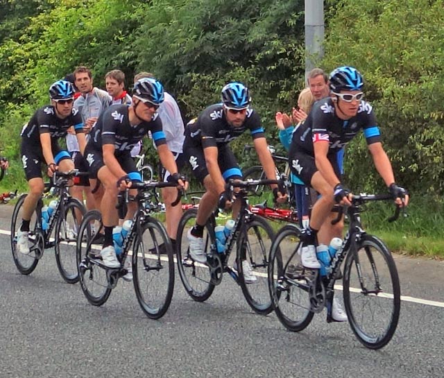 Geraint Thomas and sky