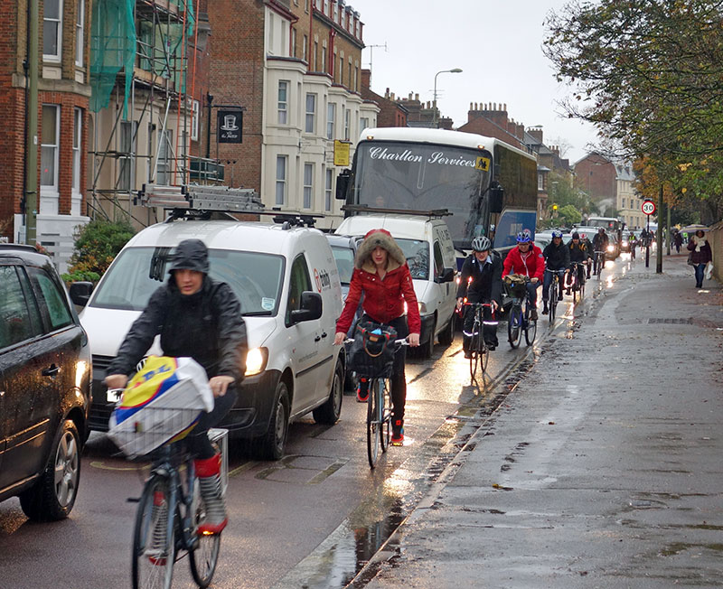 average biking speed km