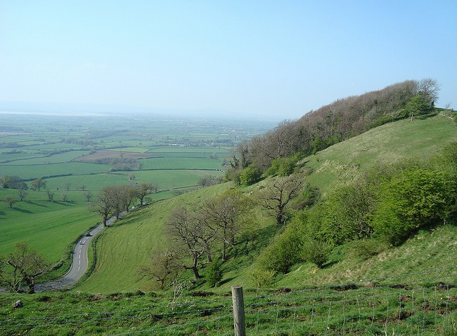 Frocester hill Cycling uphill