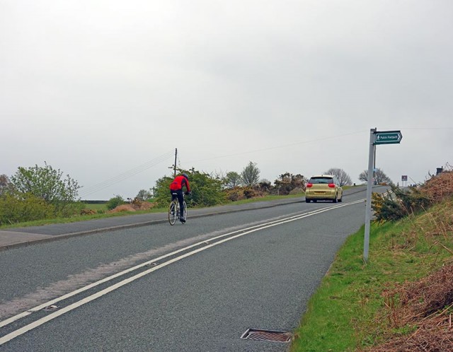 The 42 chainring guy mashes his way up the Cow and Calf